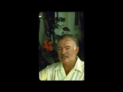 Ernest Hemingway - Nobel Prize Speech 1954 [Eng Sub]