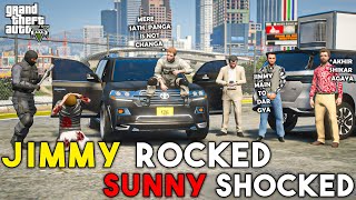 JIMMY ROCKED SUNNY SHOCKED😳 | GTA 5 | Real Life Mods #317 | URDU |