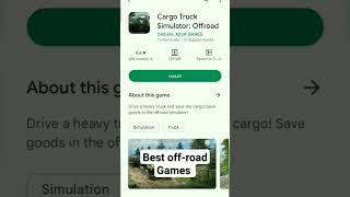 Best off road truck games for Android phone realistic graphics #game #offlinegame #offroad #truck screenshot 3