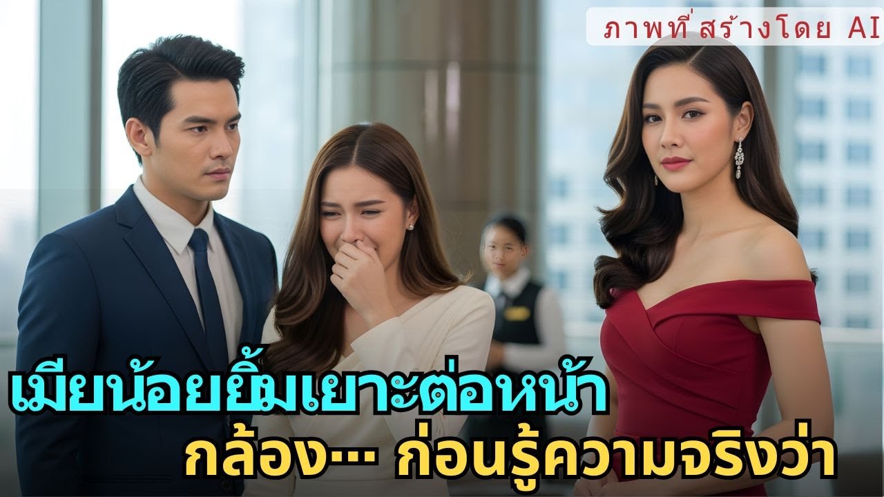 เมียน้อยยิ้มเยาะต่อหน้ากล้อง… ก่อนรู้ความจริงว่าภรรยาที่ถูกทิ้ง คือเจ้าของหุ้นใหญ่ตัวจ|AI FICTIONAL