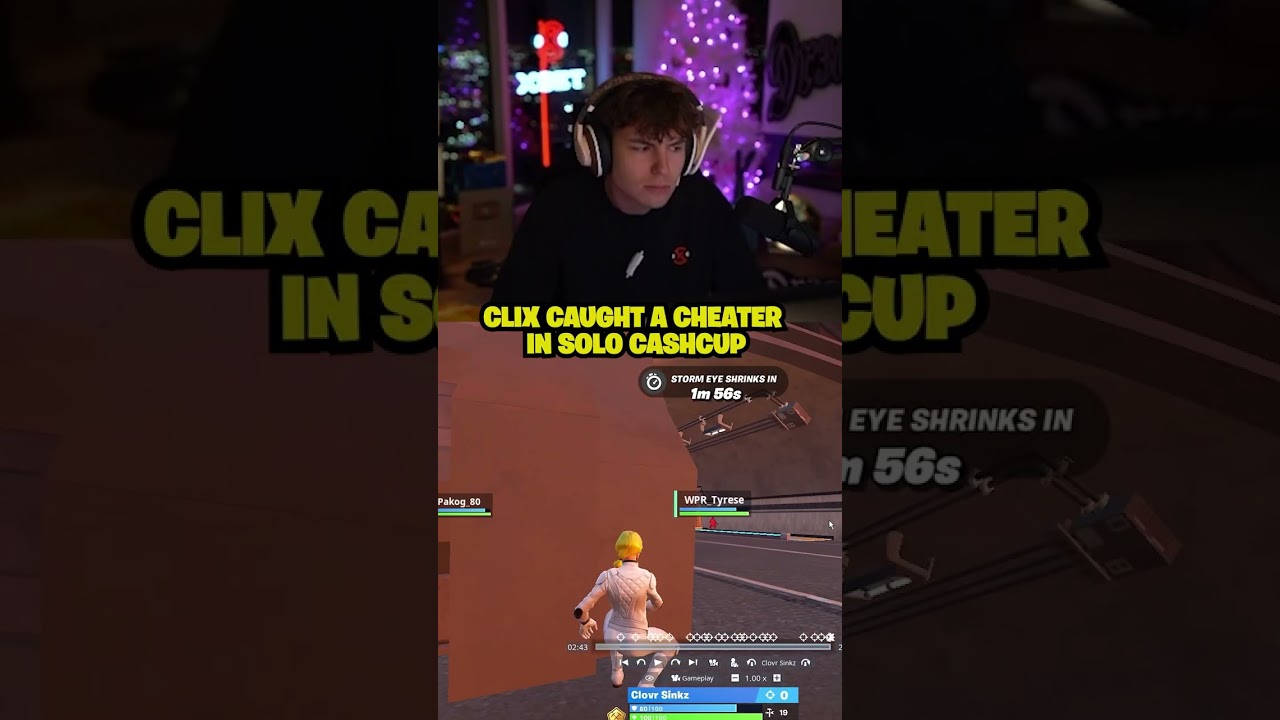 CLIX CAUGHT A CHEATER IN THE SOLO CASH CUP 😱