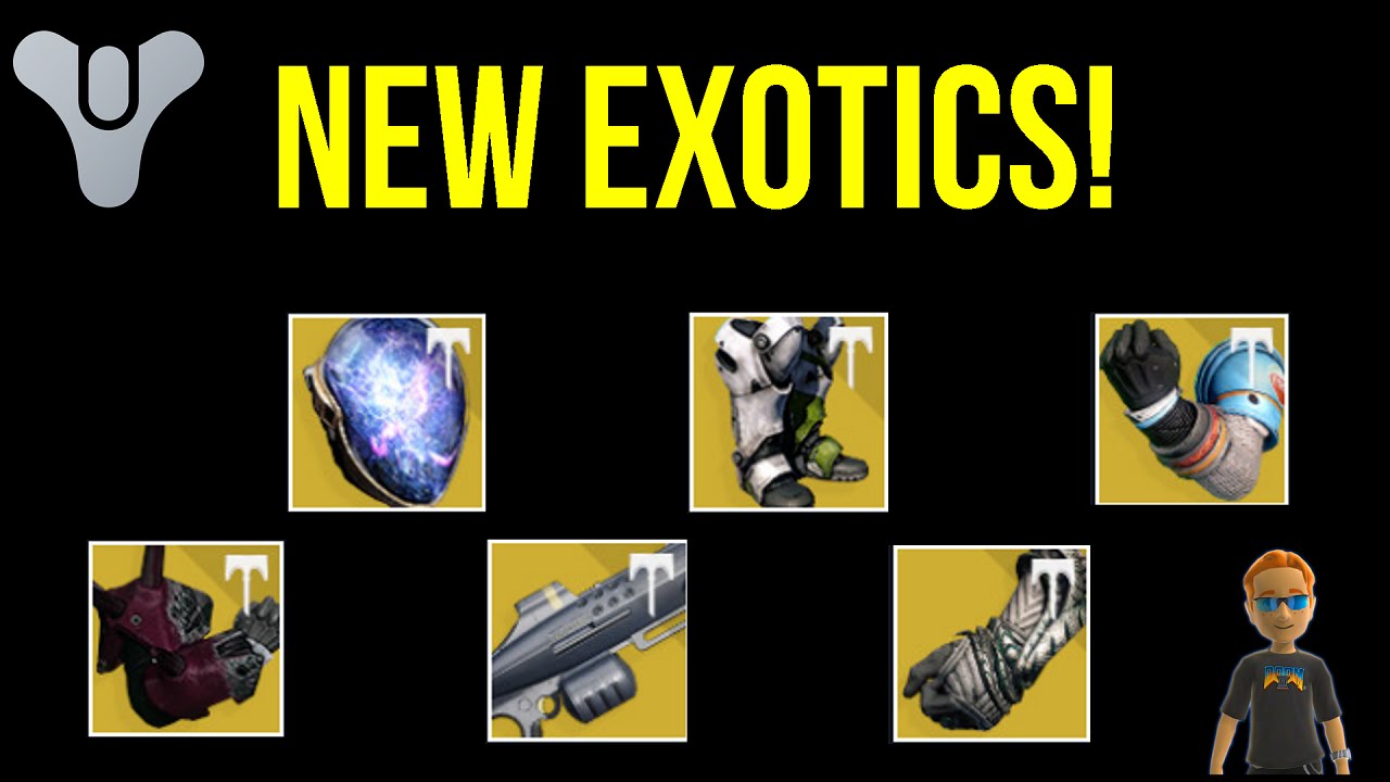 Destiny - NEW EXOTICS - Rise of Iron - Seventh Column Fail :(
