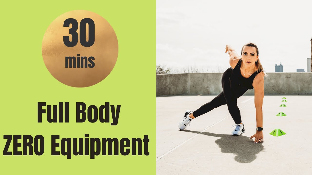 30-min ZERO Equipment Full body workout! - YouTube