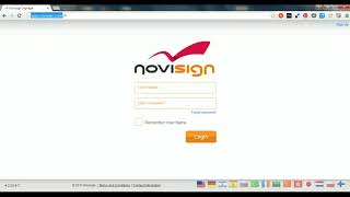 Novisign Digital Signage Studio - Step 1 Getting Started