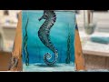 How To Paint A SEAHORSE