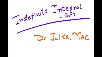 Indefinite Integral Part 3