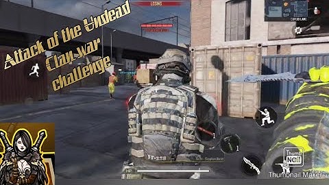 Attack of the Undead Clan war challenge COD mobile