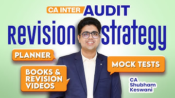 Target 60+ | CA Inter Audit Revision Strategy | CA Inter Jan