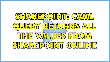 Sharepoint: Caml Query returns all the values from sharepoint online