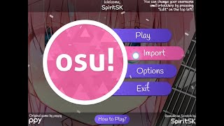 [osu! Full Remake on Scratch] How to Import Beatmaps
