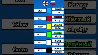 COLORS IN RUSSIAN (DAILY RUSSIAN)
