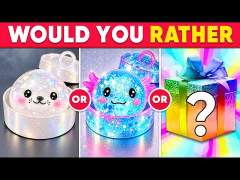Would You Rather...! VIP Mystery Gift Edition 🤑🎁✨ What's Inside The Secret Box? 😱