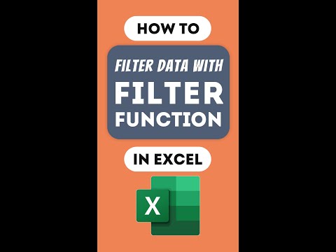 Excel Pro Trick: Filter Data Dynamically With Excel FILTER Function - How To Tutorial
