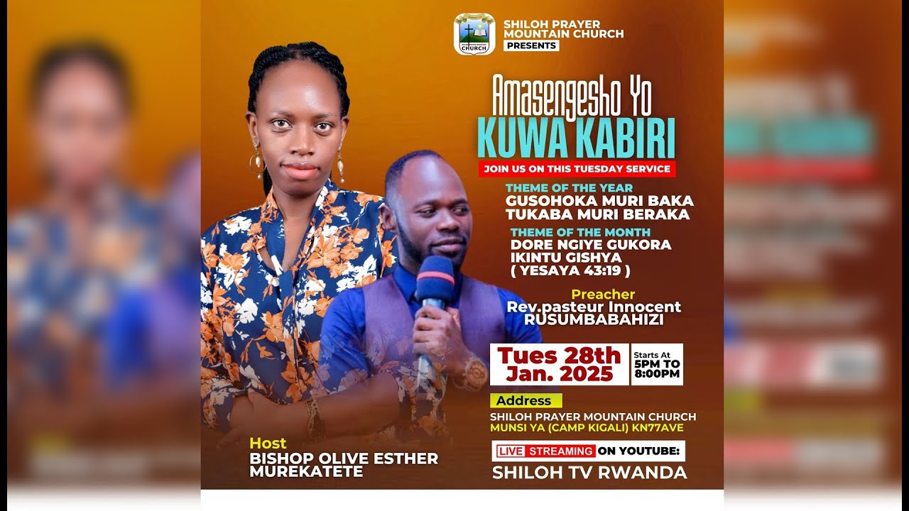 AMASENGESHO YO KUWA 2 // THEME: DORE NGIYE GUKORA IKINTU GISHYA // 28 ...