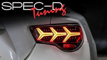 SPECDTUNING LIGHTING TEST VIDEO: 2013-2016 SCION FRS SEQUENTIAL LED TAIL LIGHT