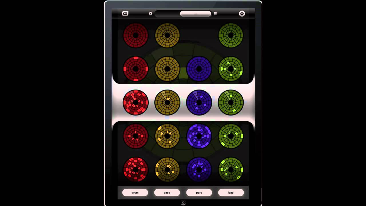 Loopseque. Music app for iPad. Making beats. Downtempo