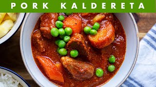 Yummy Pork Kaldereta | Homemade Pork Kaldereta