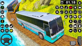 Offroad Bus Sim Driving Gameplay | Real Mountain Bus Simulator 3D | Android Game screenshot 3