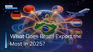 Top 10 Exports of Brazil in 2025 | China Buys $95B from Brazil #brazil #export #crudeoil #china