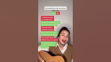 Thumbnail of keane - somewhere only we know 🎤 #karaoke #duet #somewhereonlyweknow #singing