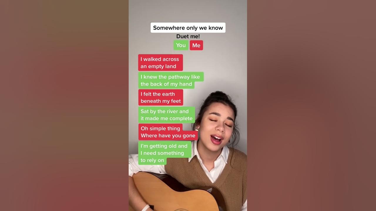 keane - somewhere only we know 🎤 #karaoke #duet #somewhereonlyweknow #singing