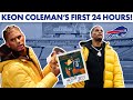 Exclusive behindthescenes look at keon colemans first 24 hours with the buffalo bills