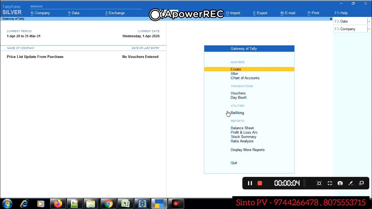 Updating Price List From Purchase in Tally Prime Tally Customisation