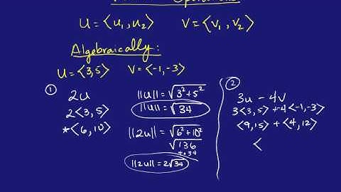 Vector Operations