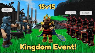 15 Vs 15 Kingdom In The Roblox Survival Game...