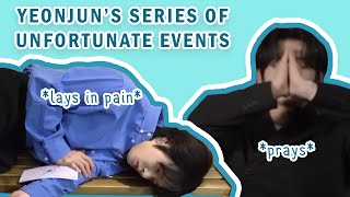 Yeonjun's series of unfortunate events (poor mans)