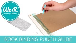 Book Binding Punch Guide Journal Studio We R Memory Keepers