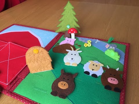 Quiet Book #4 Farm | 3D |