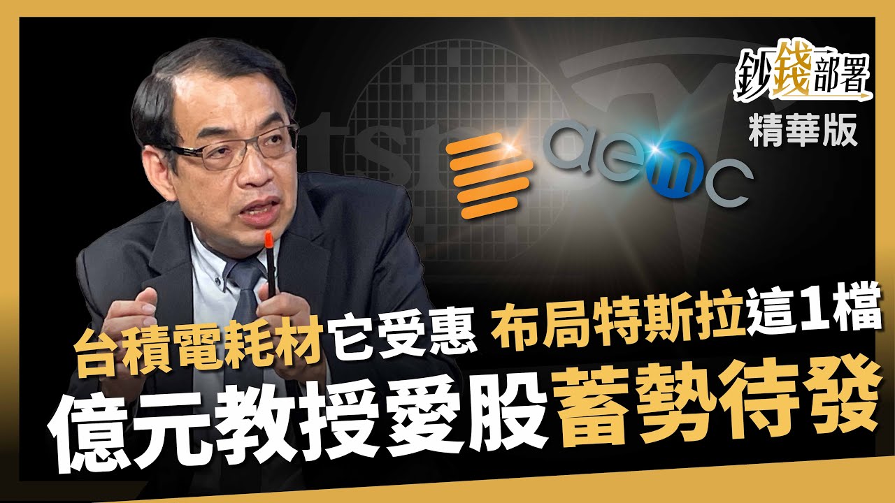 【精華】億元教授愛股們 誰蓄勢待發? 台積電耗材與特斯拉無人計程車受惠股是它 新應材 定穎投控《鈔錢部署》盧燕俐 ft.鄭廳宜 20241011