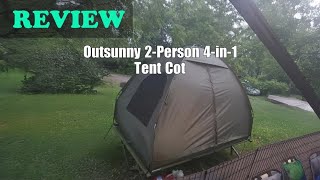 Review - Outsunny 2-Person 4-in-1 Tent Cot 2025