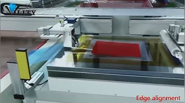 Fully Auto Edge-Positioning Flatbed Silk Screen Printing Machine for Acrylic Sheet