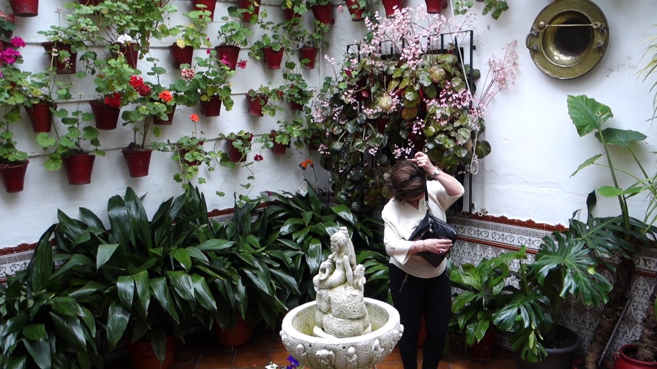 Courtyard interior, Cordoba, Spain