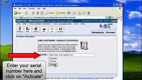 How to configure Ozeki Ng - SMS Gateway for migration