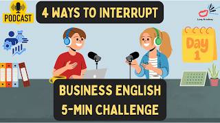 How to Interrupt Politely in Meetings & Improve Your Business English! 🤫 #businessgrowth #english