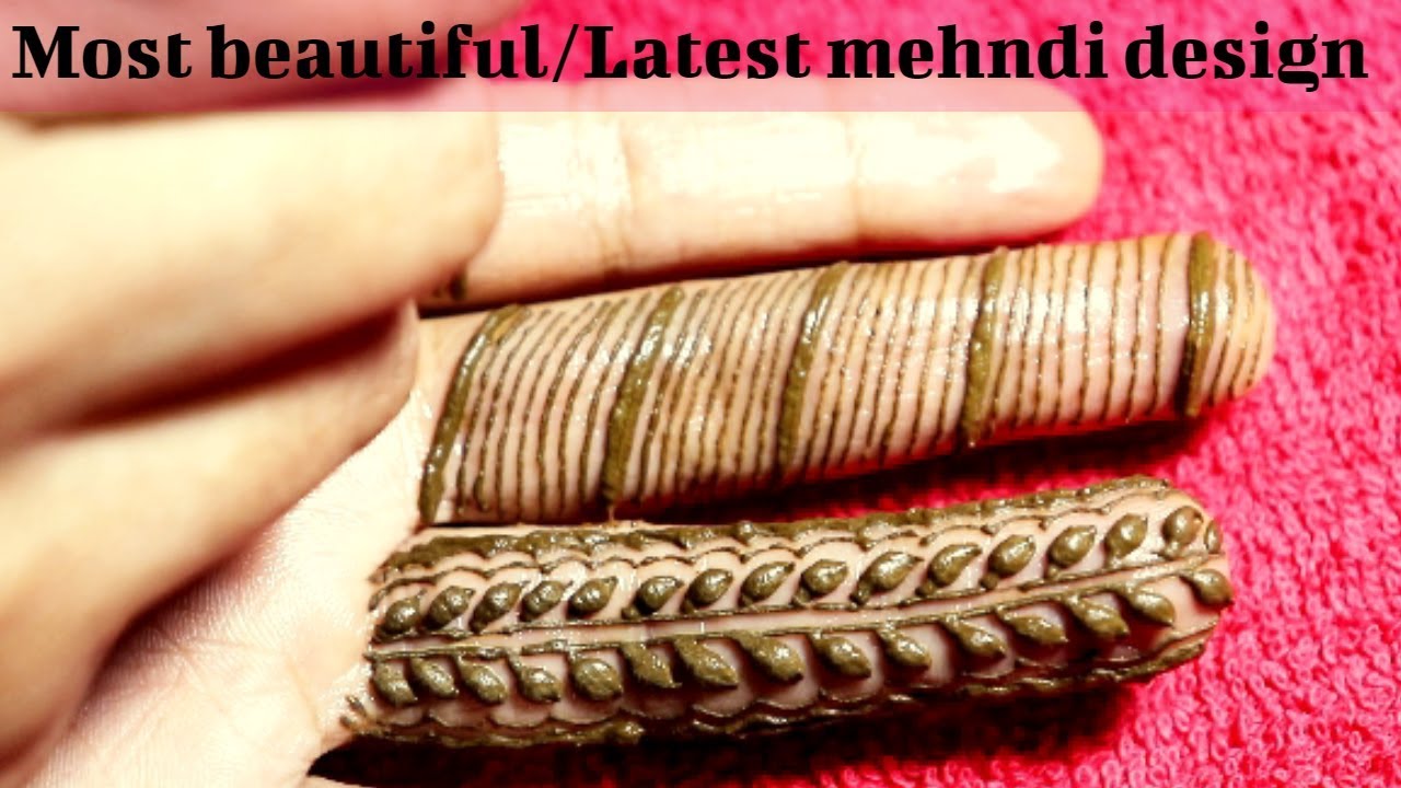 stylish mehndi design back side New/Unique/Latest/Attractive Mehndi Design|Stylish Mehndi Design|Intricate Finger Mehndi design|