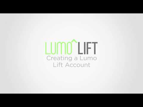 Tutorial: Create a Lumo Lift Account (iOS)
