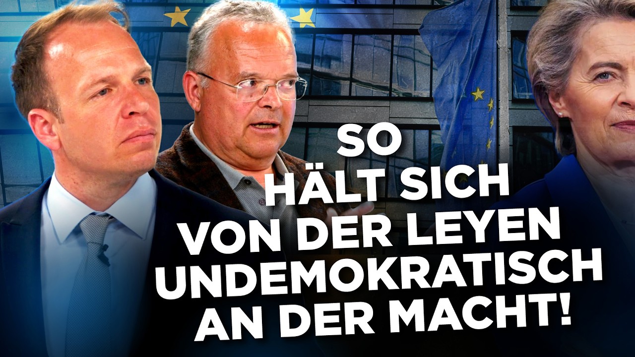 Erschreckend! EU-Politiker enthüllt: So hält sich Von der Leyen undemokratisch an der Macht!