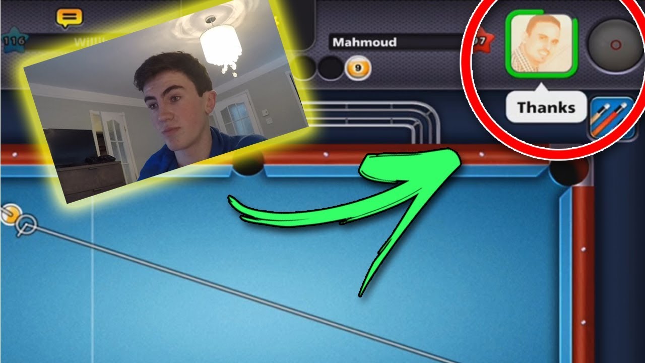 MY OPPONENT IS ARROGANT | FaceCam 8 Ball Pool