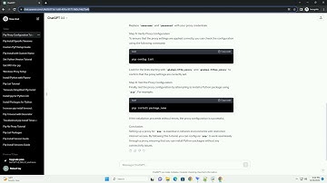 pip install set proxy