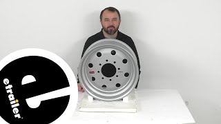Review of Americana Trailer Tires and Wheels - Hub Piloted Modular Silver Steel Wheel - AM92NR