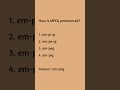 🔊 MPEG is pronounced as em-peg 🎬 #shorts #ncert #bpsc #digital