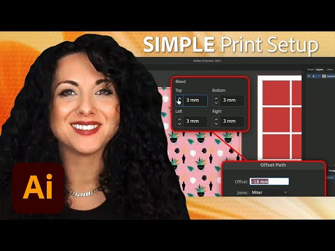 Video: Bagaimana Anda mencetak di Illustrator?