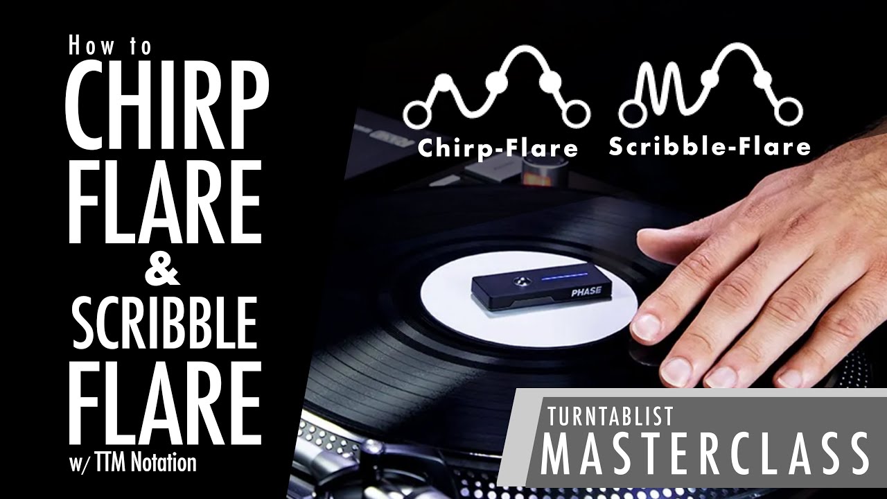 How To Chirp Flare vs. Scribble Flare Skratch MASTERCLASS | Intro to Sextuplet Rhythms w/ Dj Raedawn