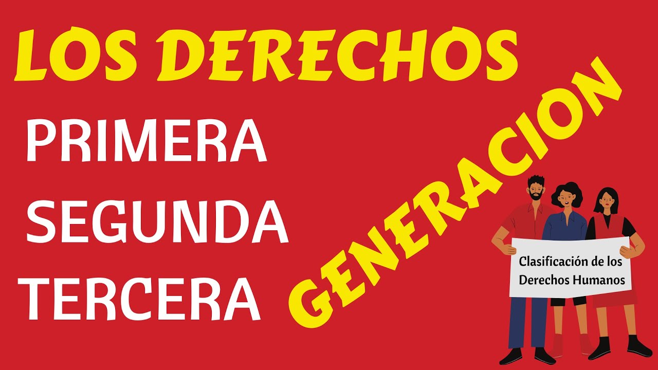 Los Derechos de Primera, Segunda y Tercera Generación en Colombia -  Constitución Política - YouTube