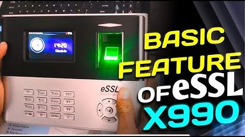 ESSL X990 Introduction & Working