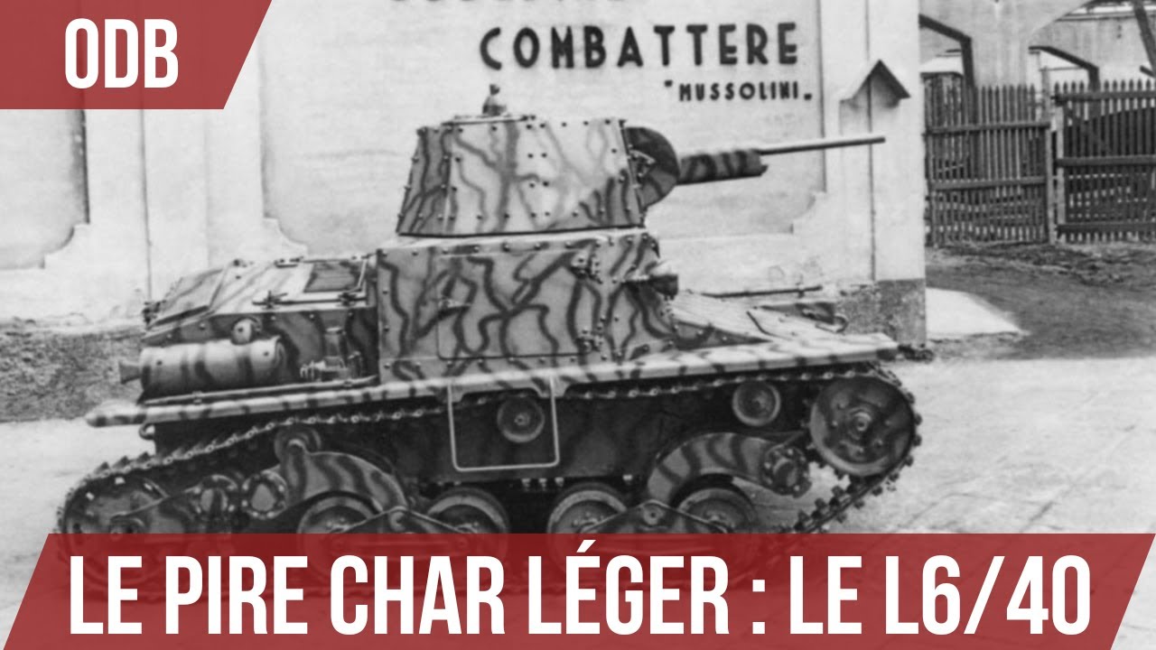 Le pire char léger de la Seconde Guerre mondiale ? Le Carro Armato L6/40 !